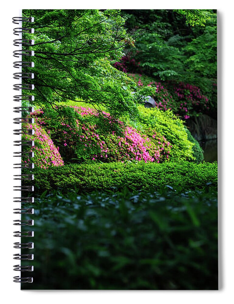 Gardens of Tokyo II - Spiral Notebook