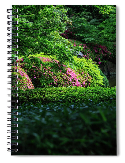 Gardens of Tokyo II - Spiral Notebook