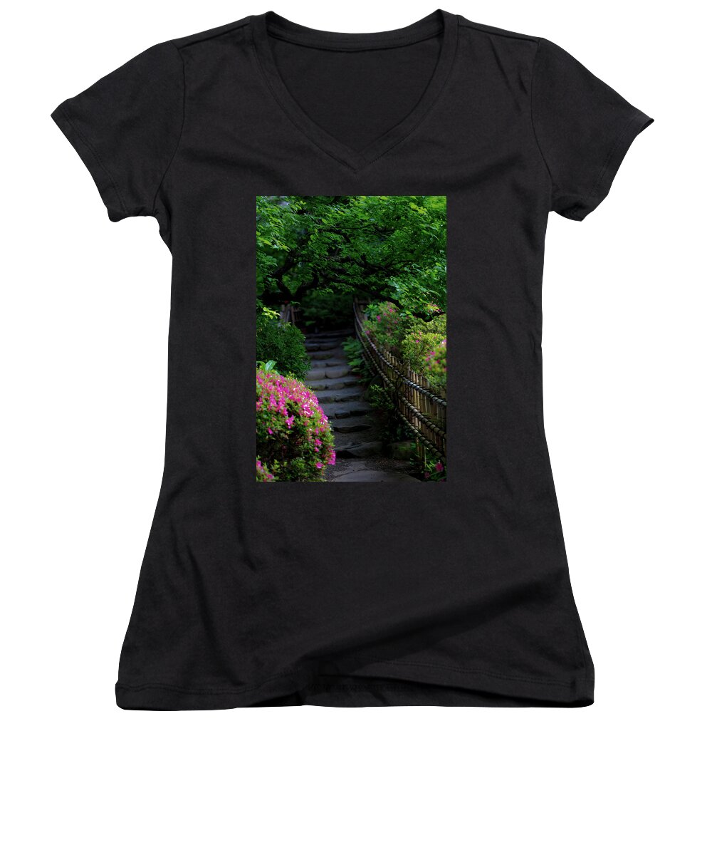 Gardens of Tokyo III - Women's V-Neck