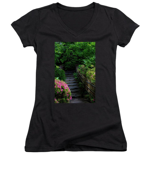 Gardens of Tokyo III - Women's V-Neck
