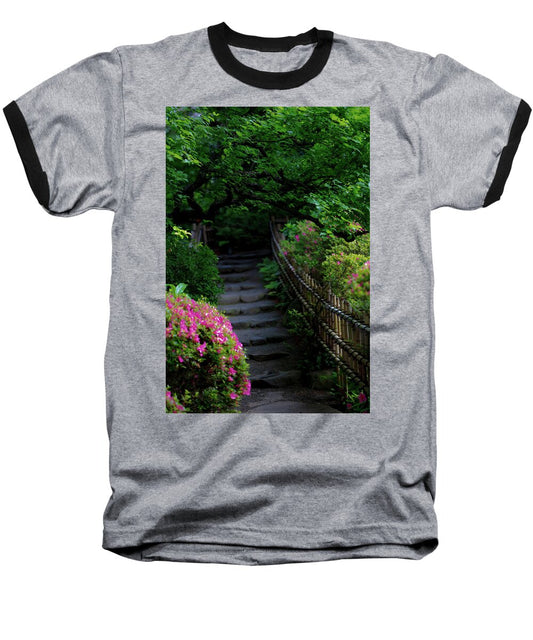 Gardens of Tokyo III - Baseball T-Shirt