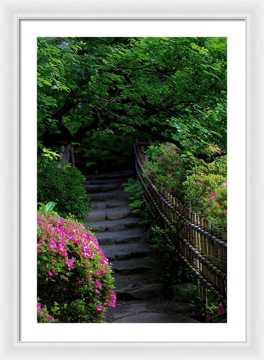 Gardens of Tokyo III - Framed Print
