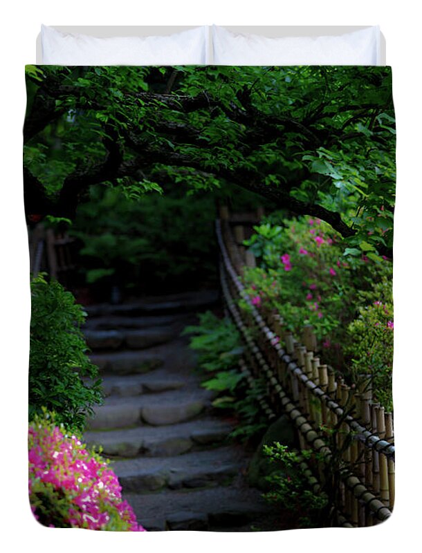 Gardens of Tokyo III - Duvet Cover