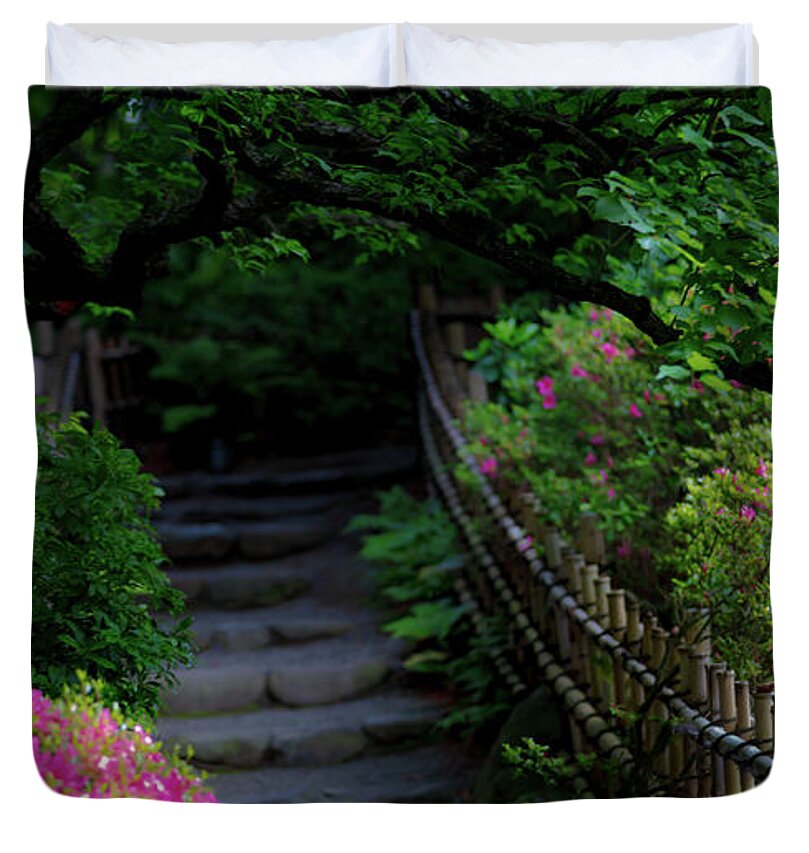 Gardens of Tokyo III - Duvet Cover