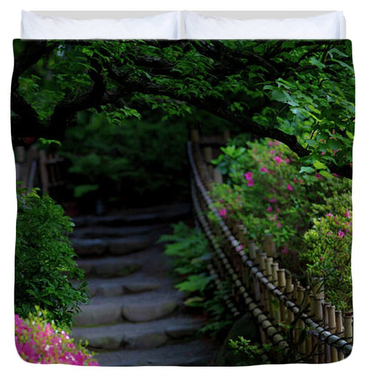Gardens of Tokyo III - Duvet Cover
