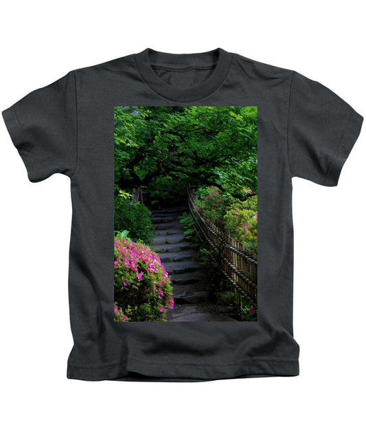 Gardens of Tokyo III - Kids T-Shirt