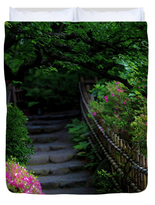 Gardens of Tokyo III - Duvet Cover