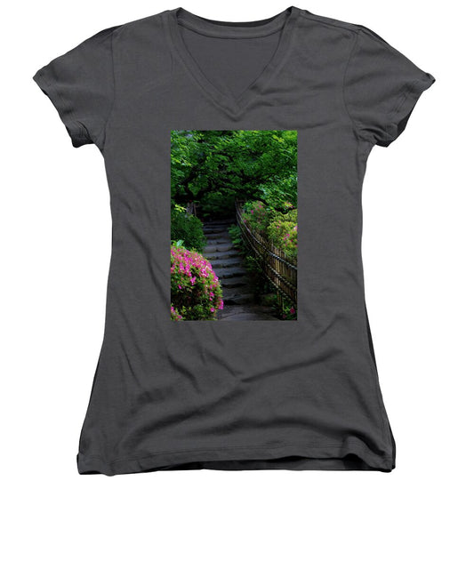 Gardens of Tokyo III - Women's V-Neck