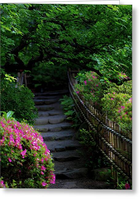 Gardens of Tokyo III - Greeting Card
