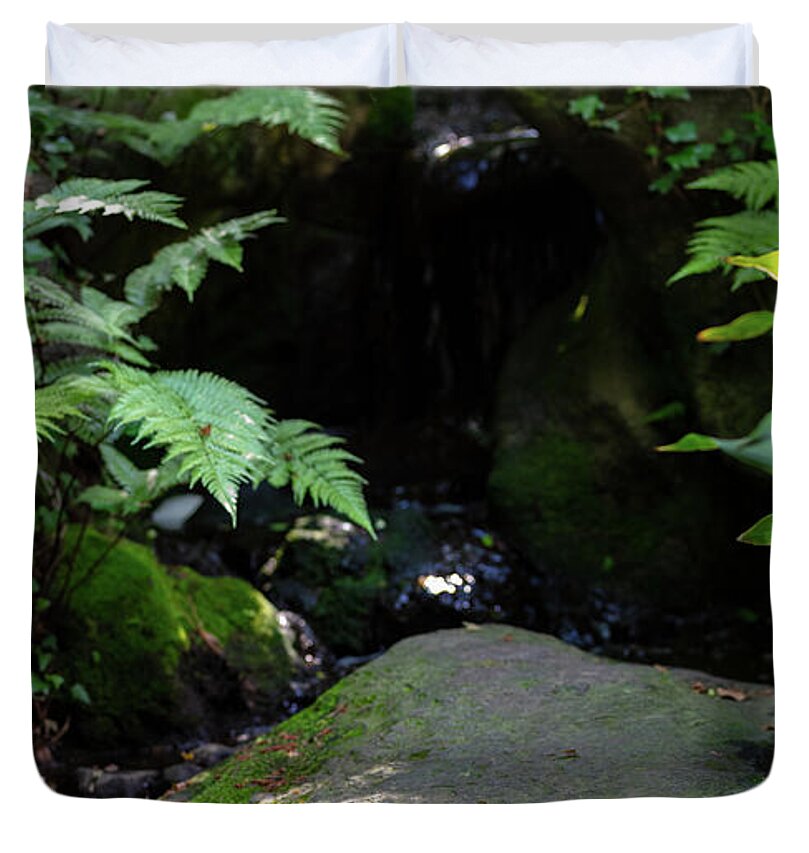 Gardens of Tokyo IV - Duvet Cover