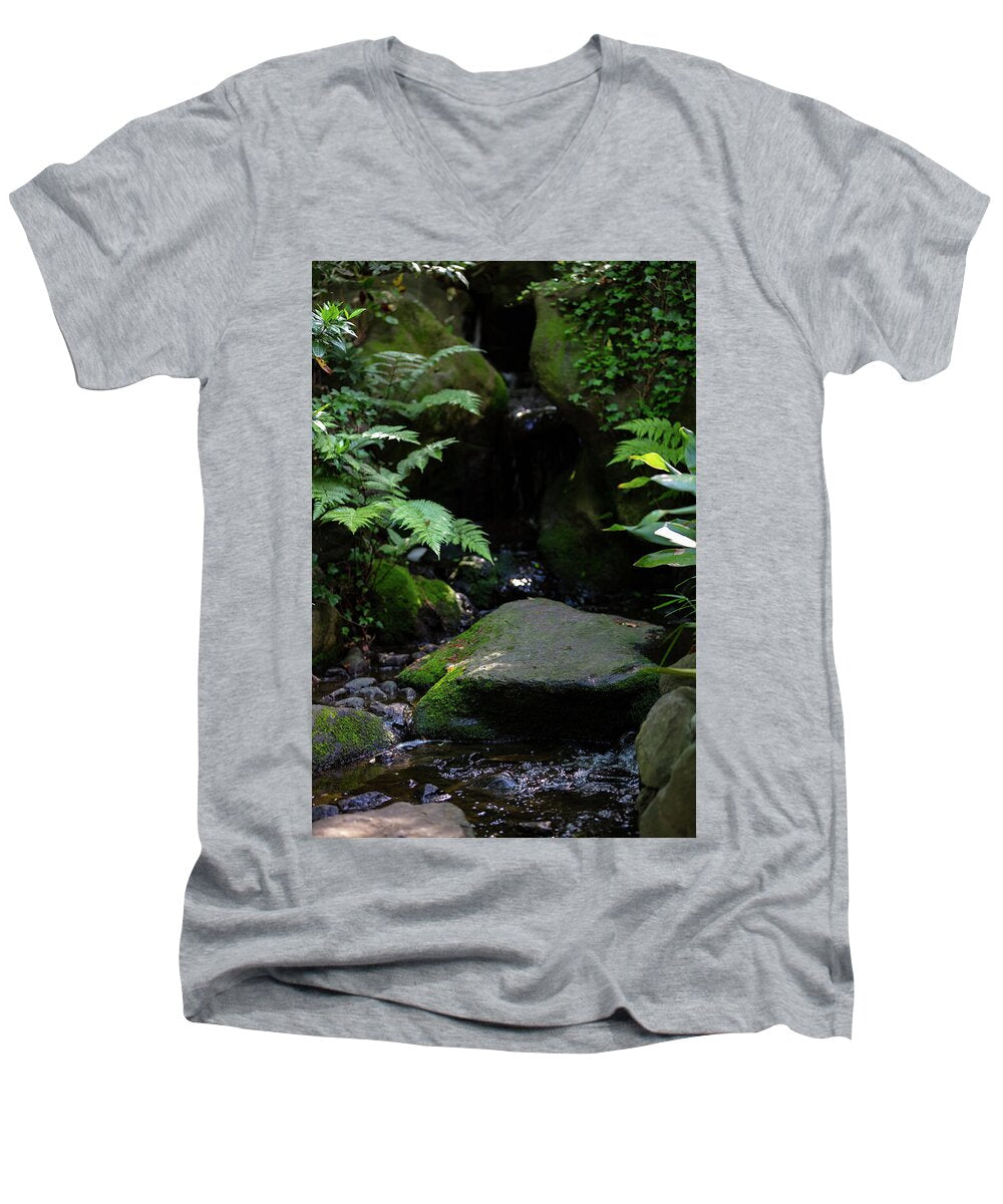 Gardens of Tokyo IV - Men's V-Neck T-Shirt