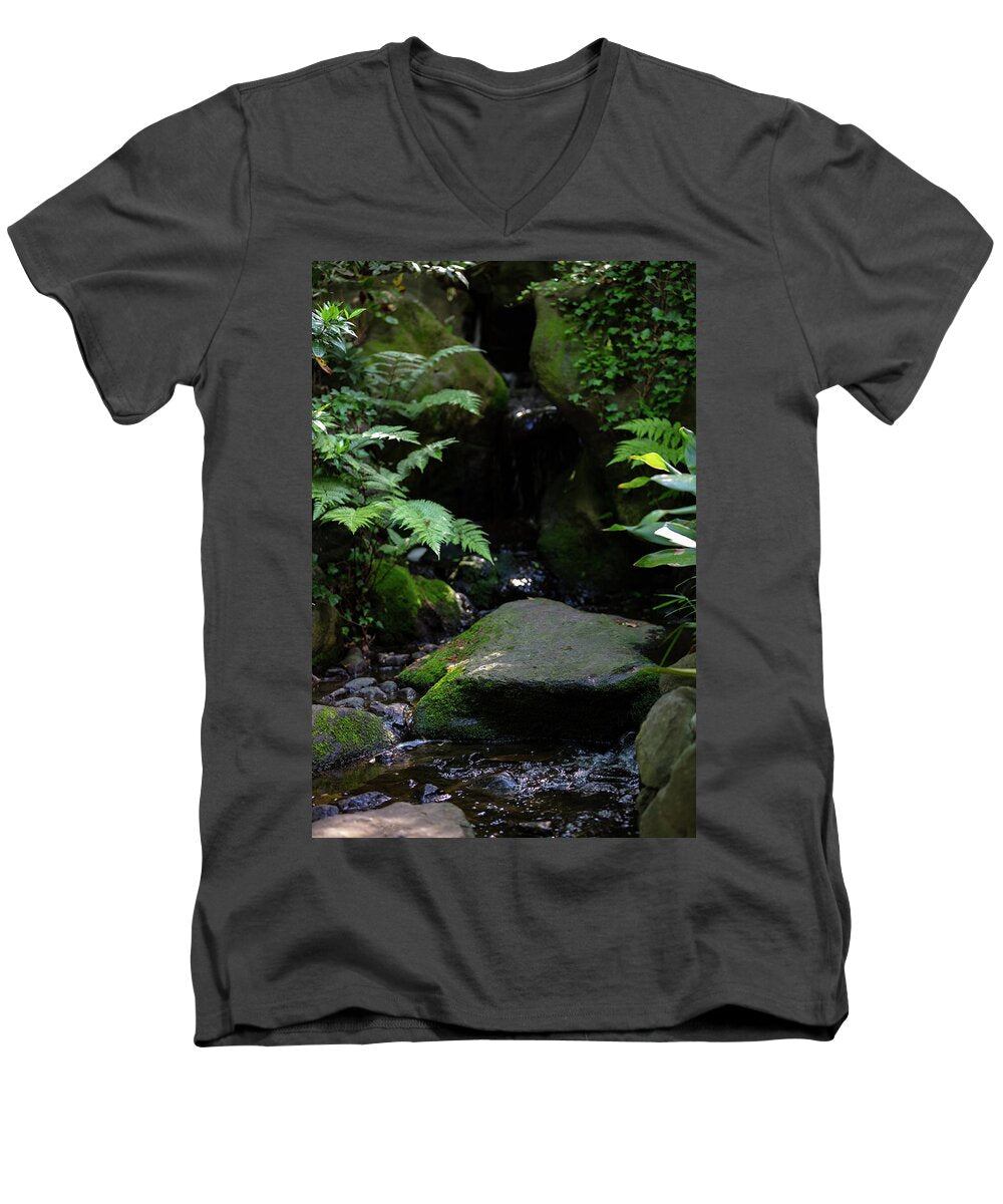 Gardens of Tokyo IV - Men's V-Neck T-Shirt