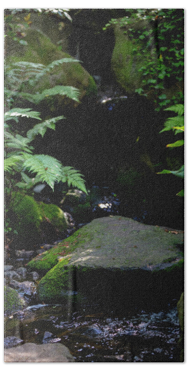 Gardens of Tokyo IV - Bath Towel