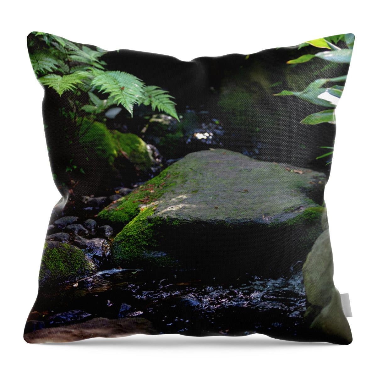 Gardens of Tokyo IV - Throw Pillow