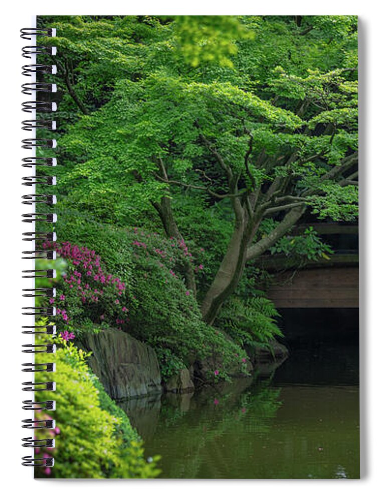 Gardens of Tokyo V - Spiral Notebook