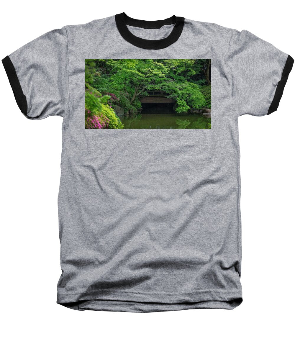 Gardens of Tokyo V - Baseball T-Shirt