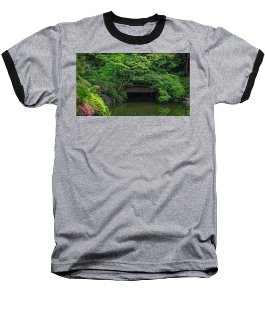 Gardens of Tokyo V - Baseball T-Shirt