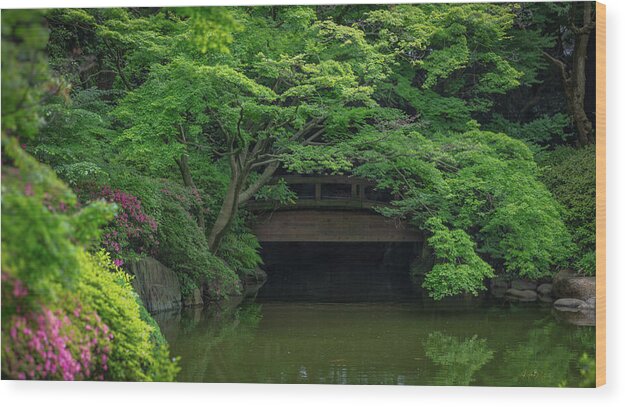Gardens of Tokyo V - Wood Print