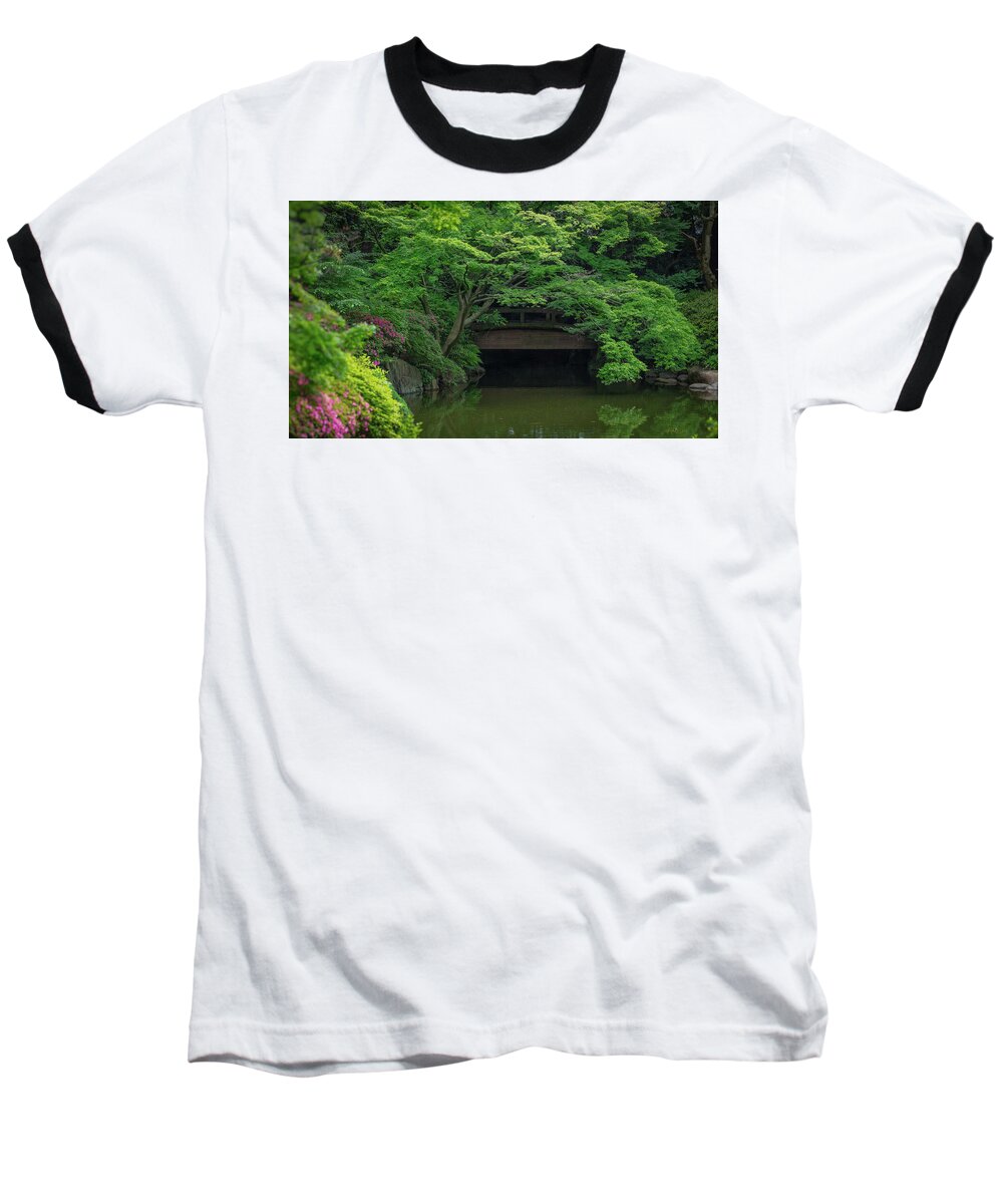 Gardens of Tokyo V - Baseball T-Shirt