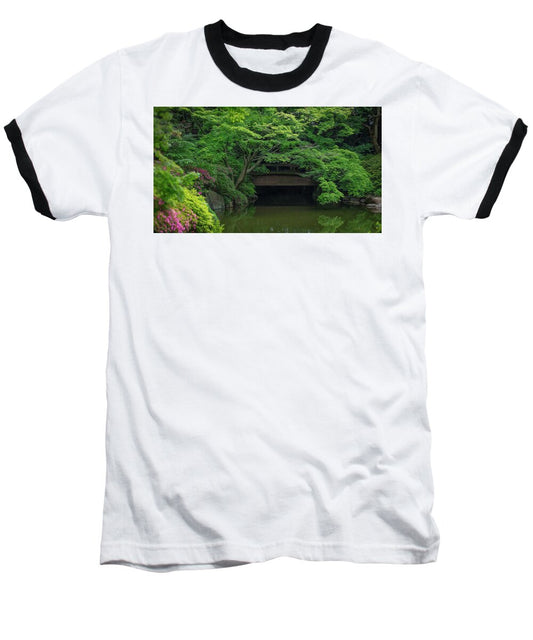 Gardens of Tokyo V - Baseball T-Shirt