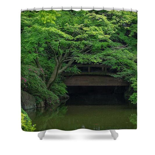 Gardens of Tokyo V - Shower Curtain