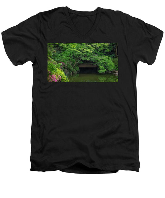 Gardens of Tokyo V - Men's V-Neck T-Shirt