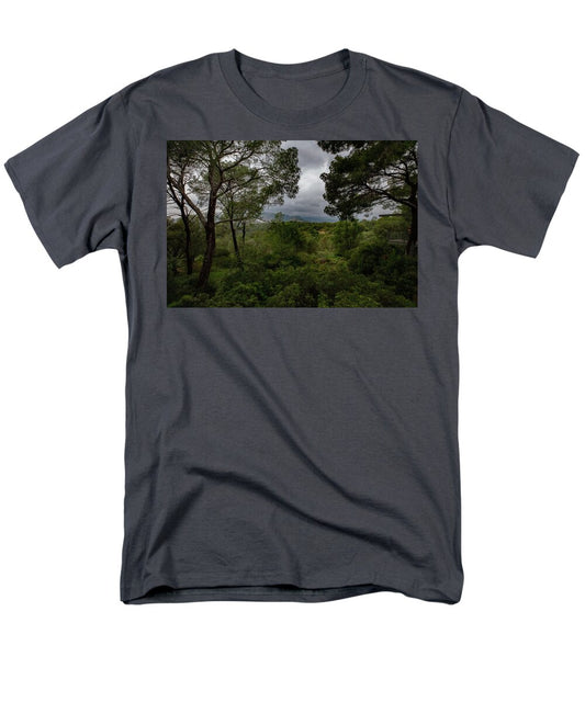 Hillside View from Spain Castle Gardens - Men's T-Shirt  (Regular Fit)