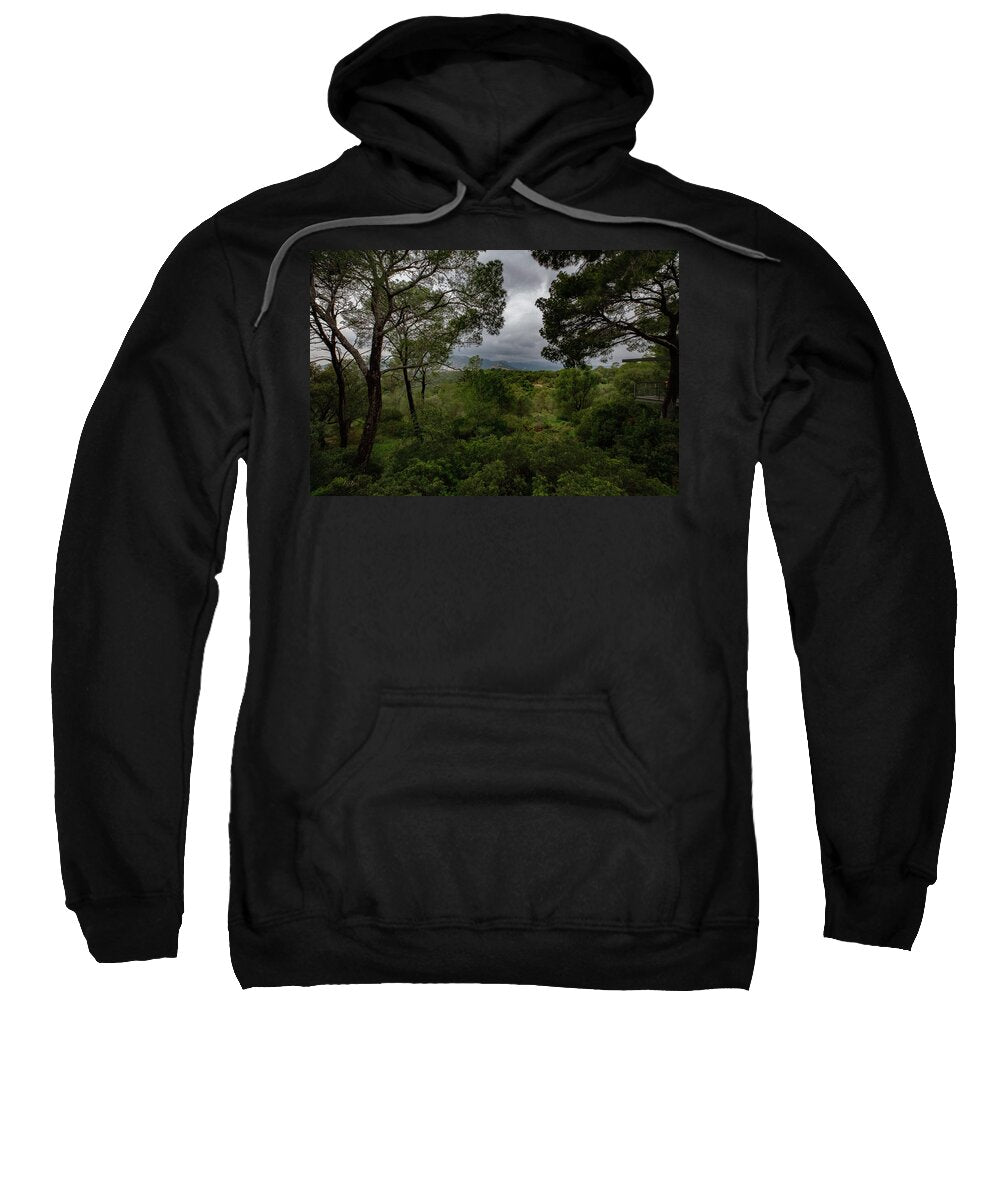 Hillside View from Spain Castle Gardens - Sweatshirt
