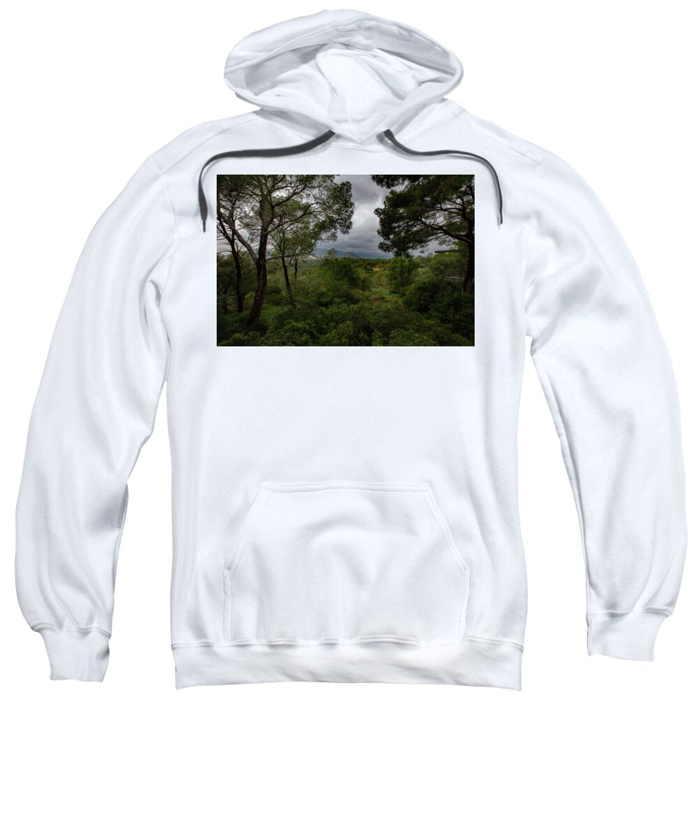 Hillside View from Spain Castle Gardens - Sweatshirt