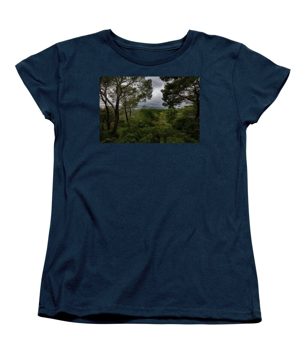 Hillside View from Spain Castle Gardens - Women's T-Shirt (Standard Fit)