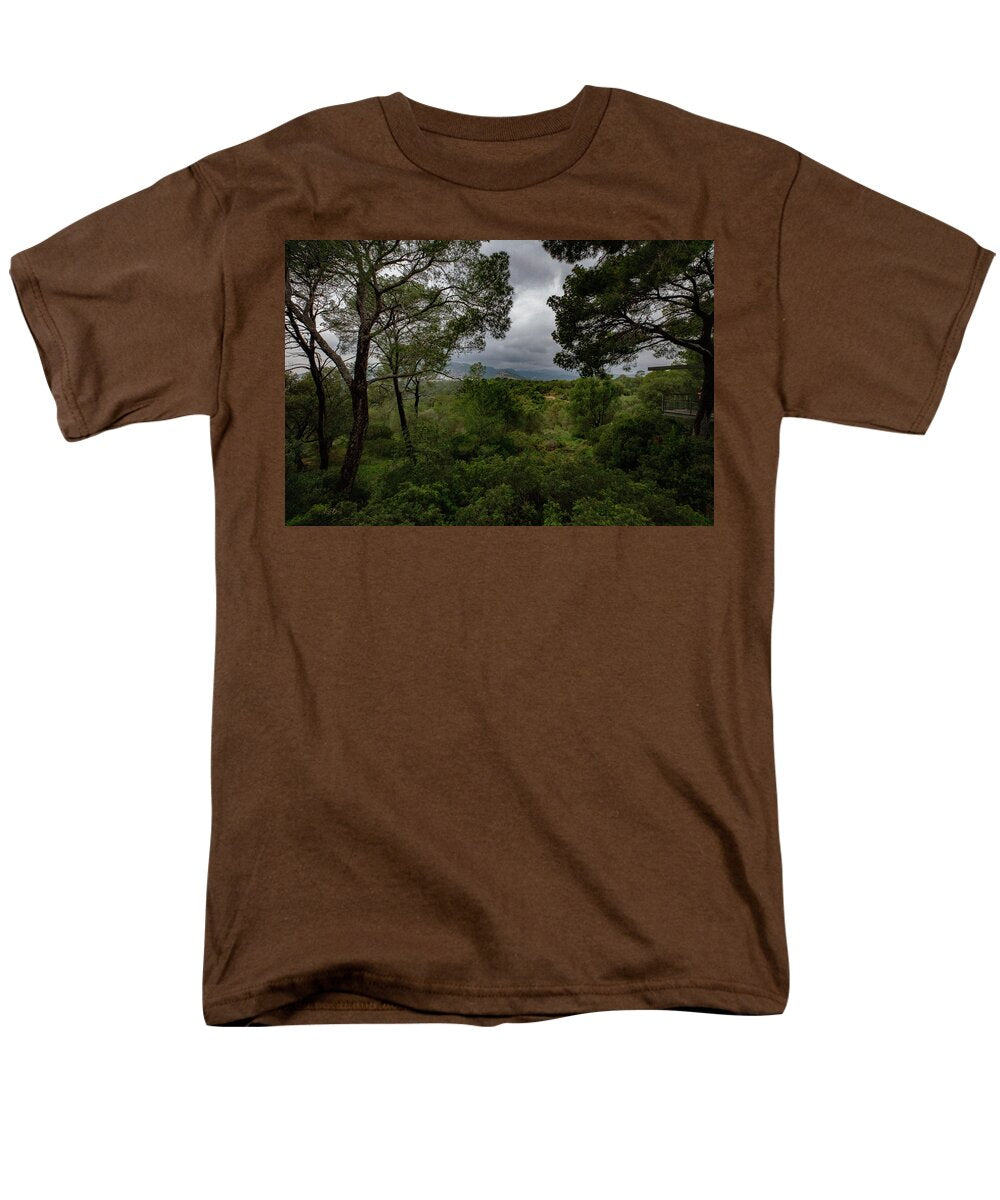 Hillside View from Spain Castle Gardens - Men's T-Shirt  (Regular Fit)