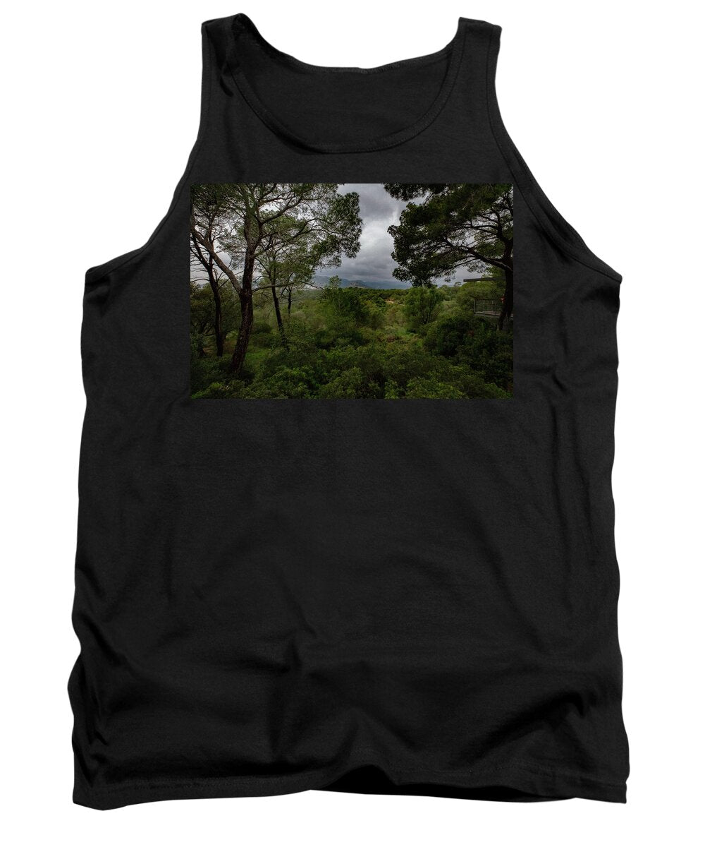 Hillside View from Spain Castle Gardens - Tank Top