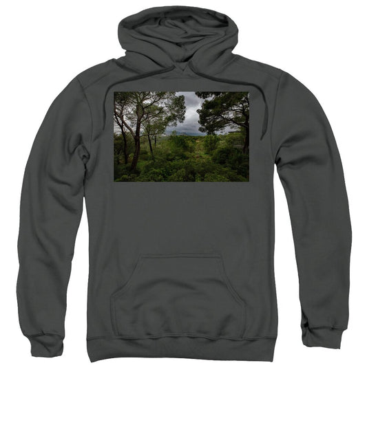 Hillside View from Spain Castle Gardens - Sweatshirt