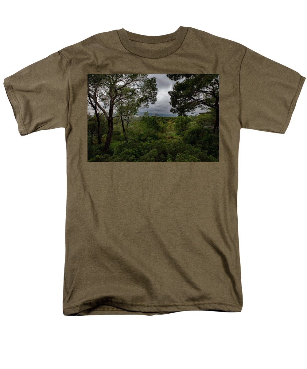 Hillside View from Spain Castle Gardens - Men's T-Shirt  (Regular Fit)