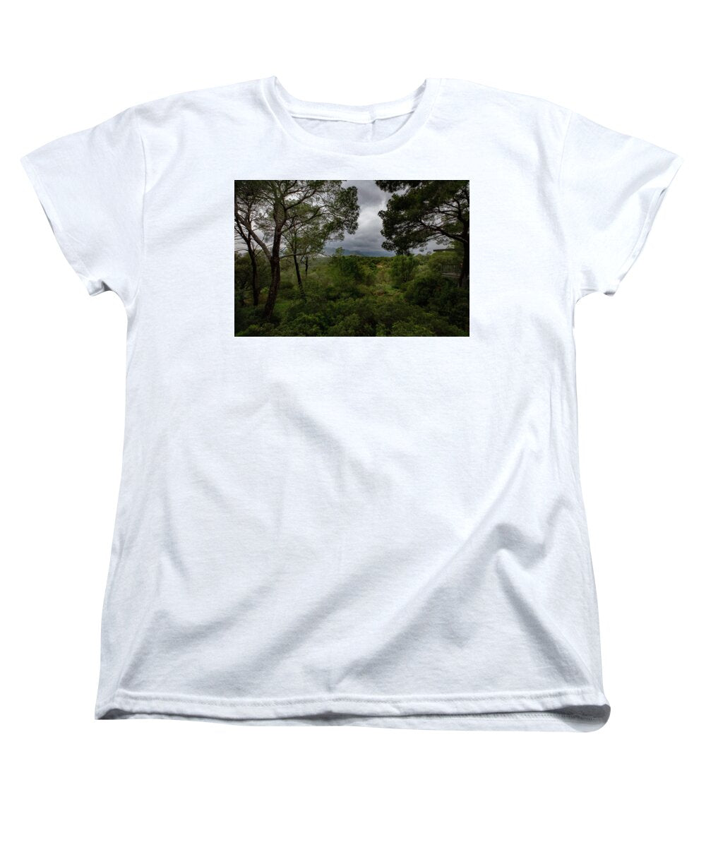 Hillside View from Spain Castle Gardens - Women's T-Shirt (Standard Fit)