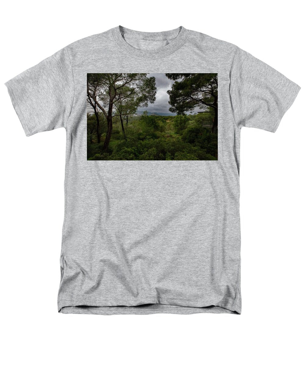 Hillside View from Spain Castle Gardens - Men's T-Shirt  (Regular Fit)