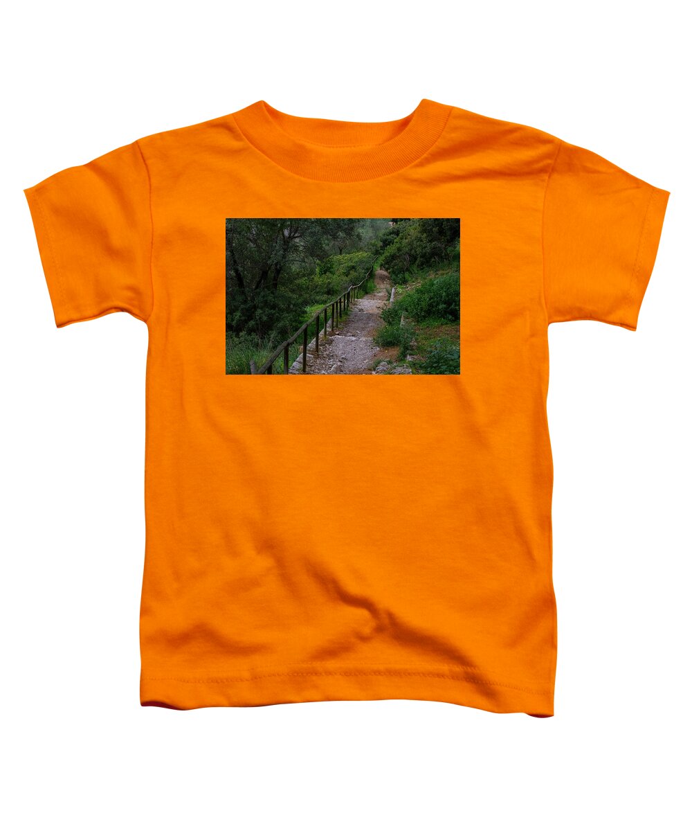 Hillside View from Spain Castle Gardens III - Toddler T-Shirt