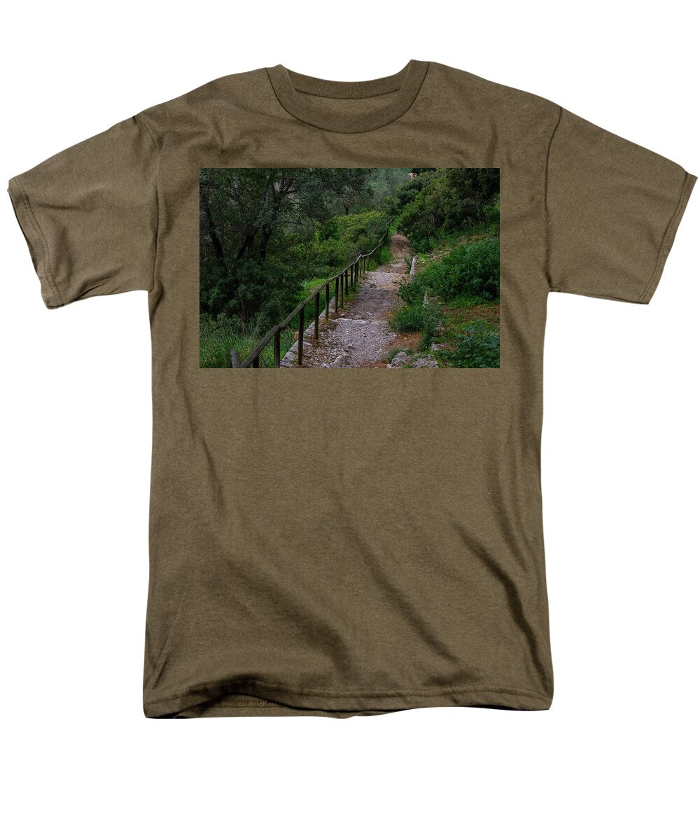 Hillside View from Spain Castle Gardens III - Men's T-Shirt  (Regular Fit)