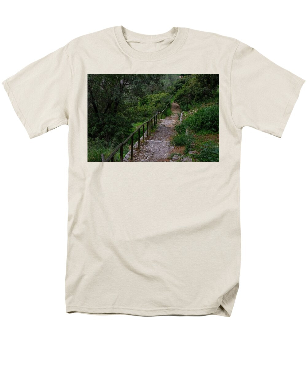 Hillside View from Spain Castle Gardens III - Men's T-Shirt  (Regular Fit)