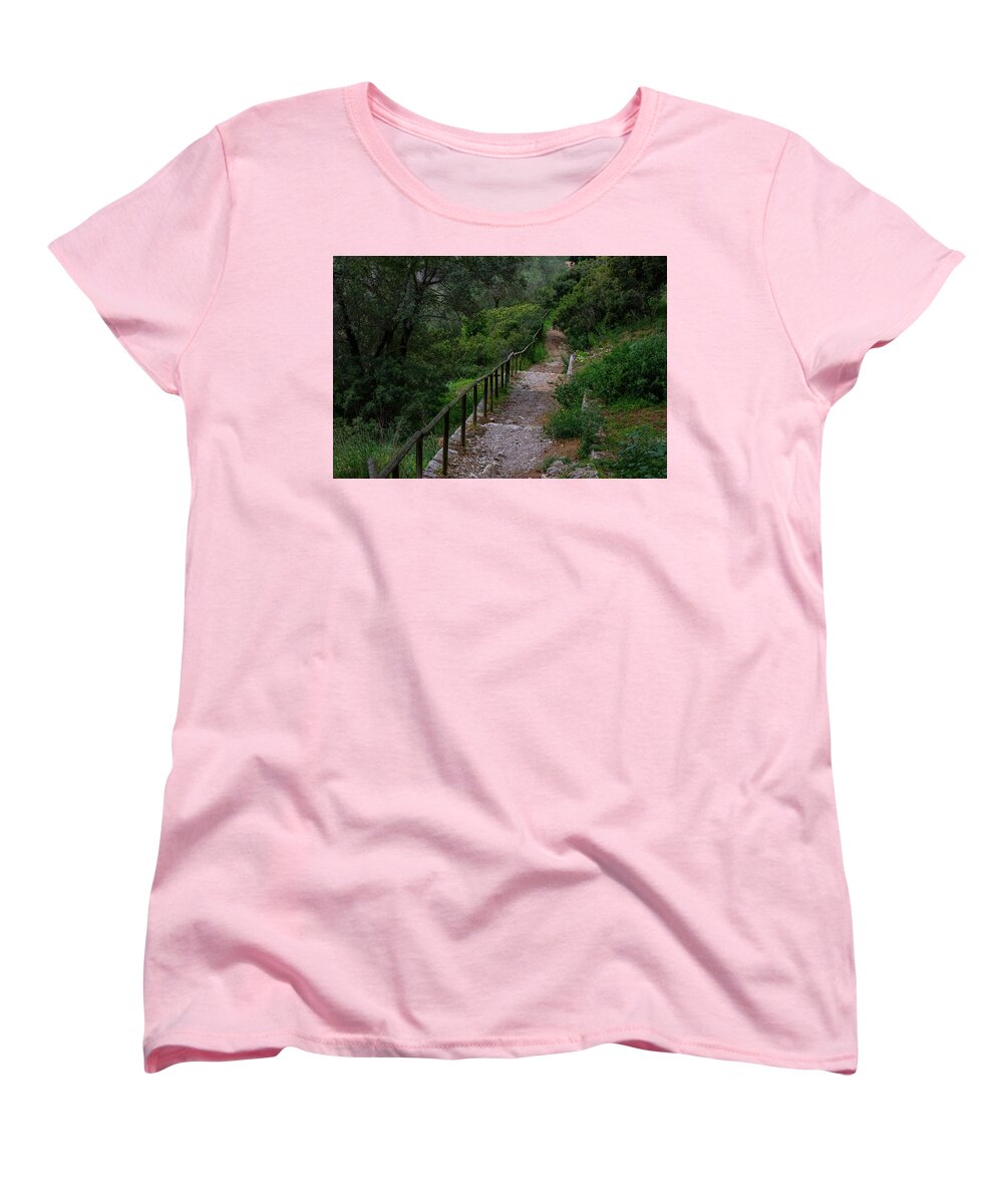 Hillside View from Spain Castle Gardens III - Women's T-Shirt (Standard Fit)