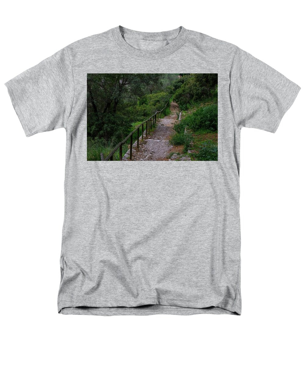 Hillside View from Spain Castle Gardens III - Men's T-Shirt  (Regular Fit)