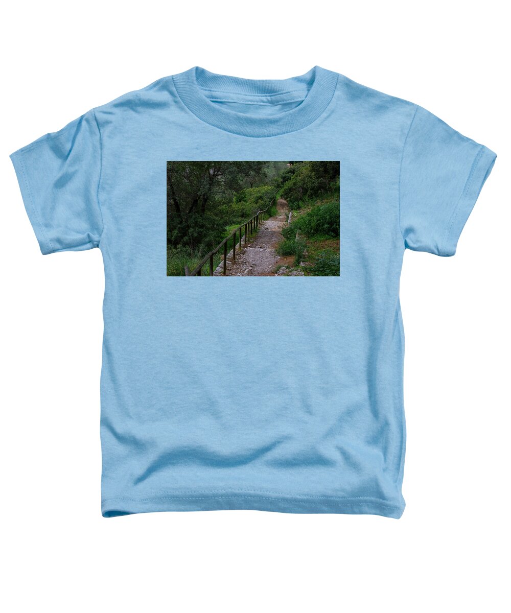 Hillside View from Spain Castle Gardens III - Toddler T-Shirt