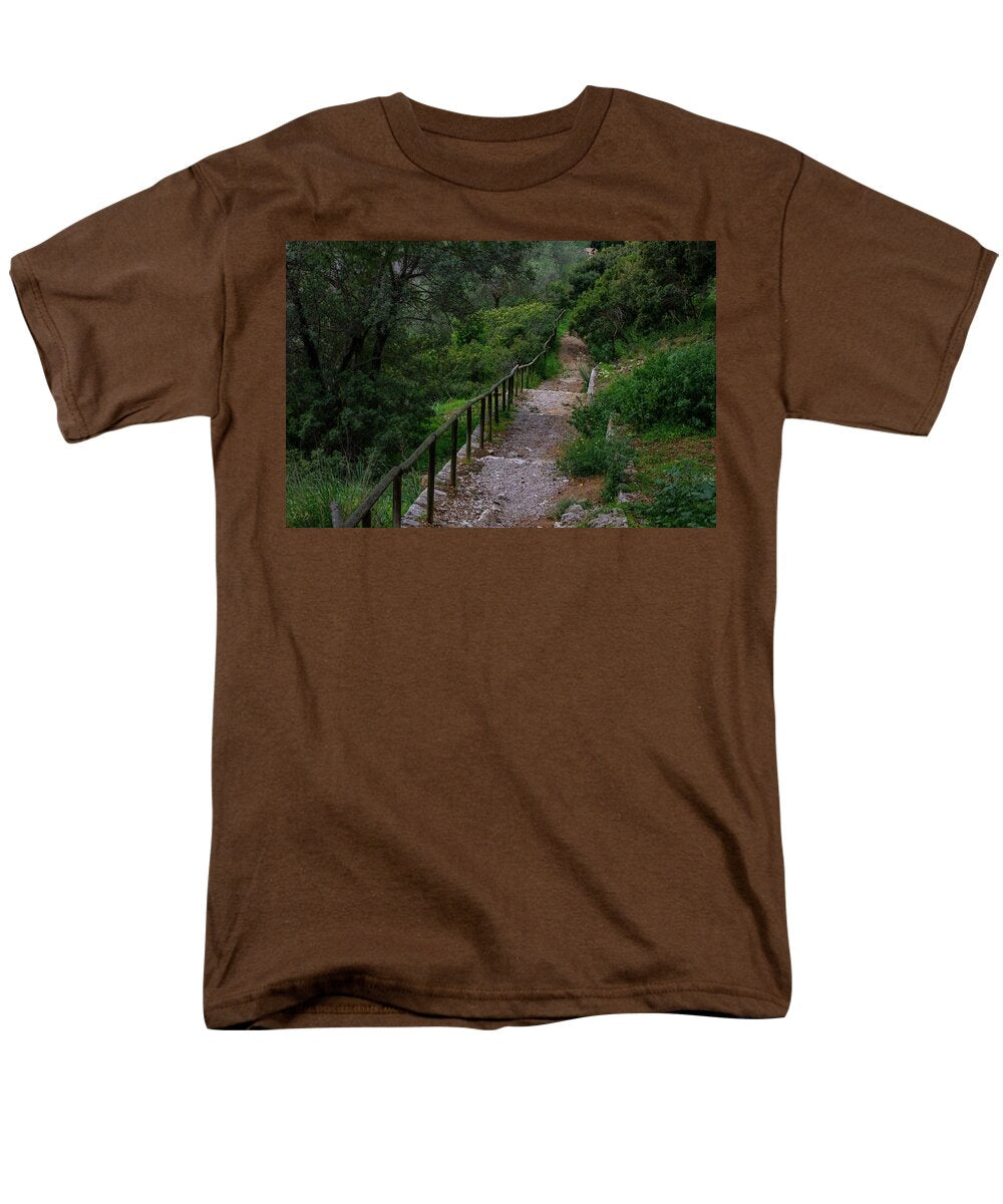 Hillside View from Spain Castle Gardens III - Men's T-Shirt  (Regular Fit)