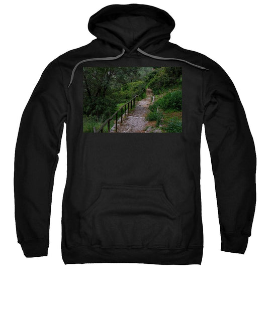 Hillside View from Spain Castle Gardens III - Sweatshirt
