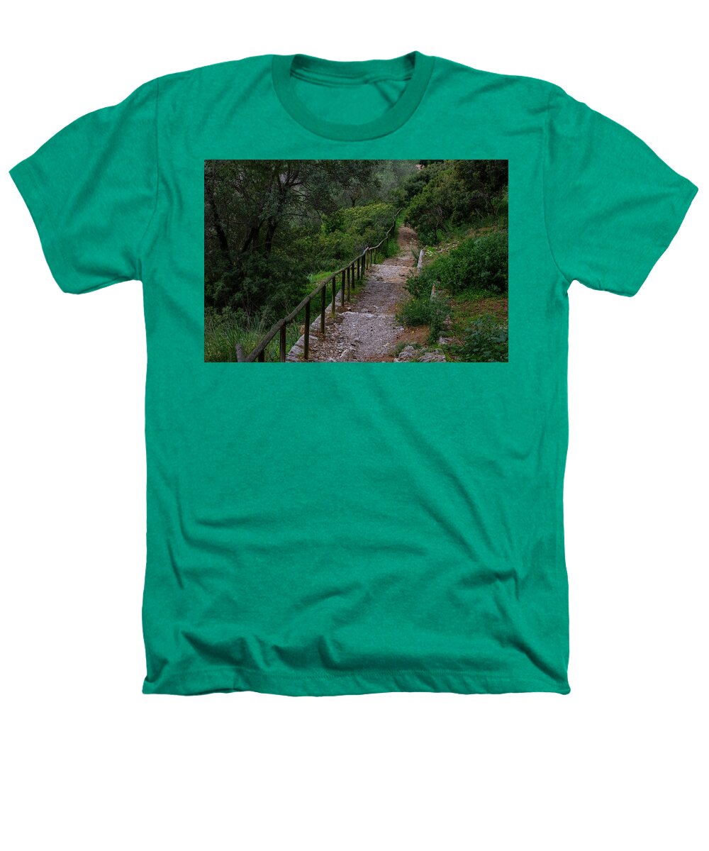 Hillside View from Spain Castle Gardens III - Heathers T-Shirt