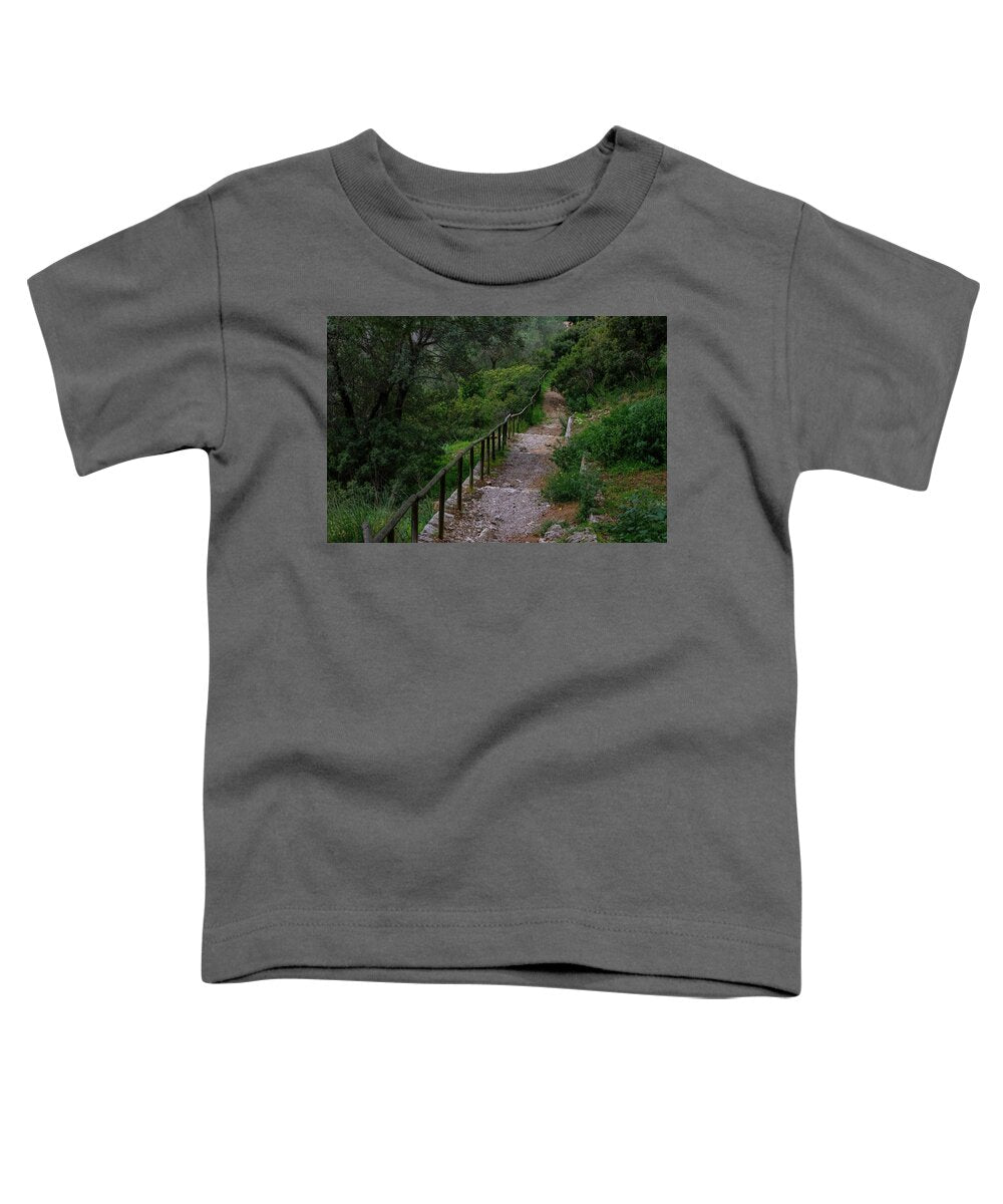 Hillside View from Spain Castle Gardens III - Toddler T-Shirt