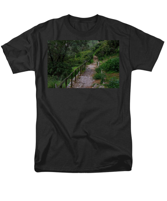 Hillside View from Spain Castle Gardens III - Men's T-Shirt  (Regular Fit)