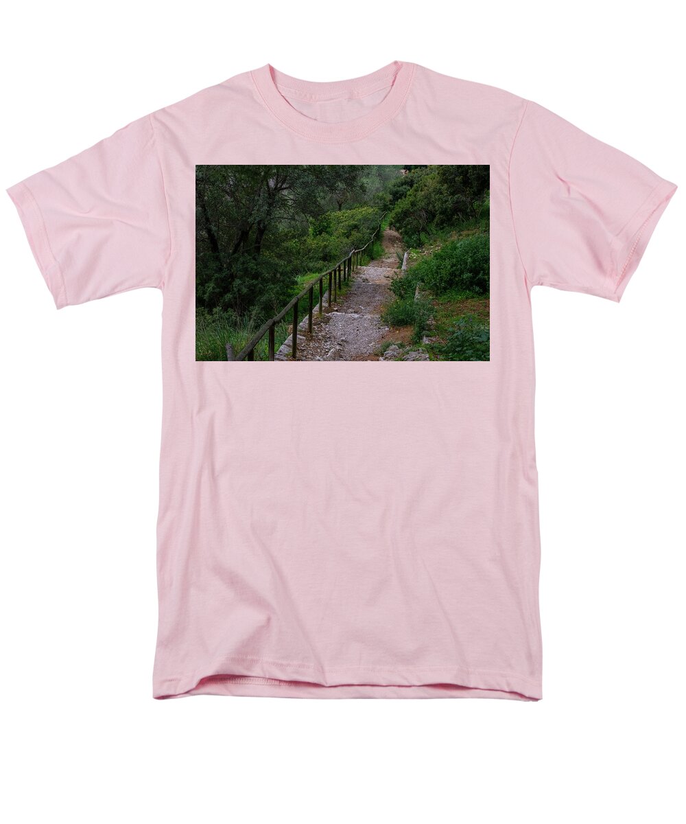 Hillside View from Spain Castle Gardens III - Men's T-Shirt  (Regular Fit)