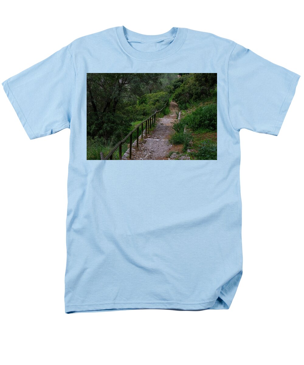 Hillside View from Spain Castle Gardens III - Men's T-Shirt  (Regular Fit)