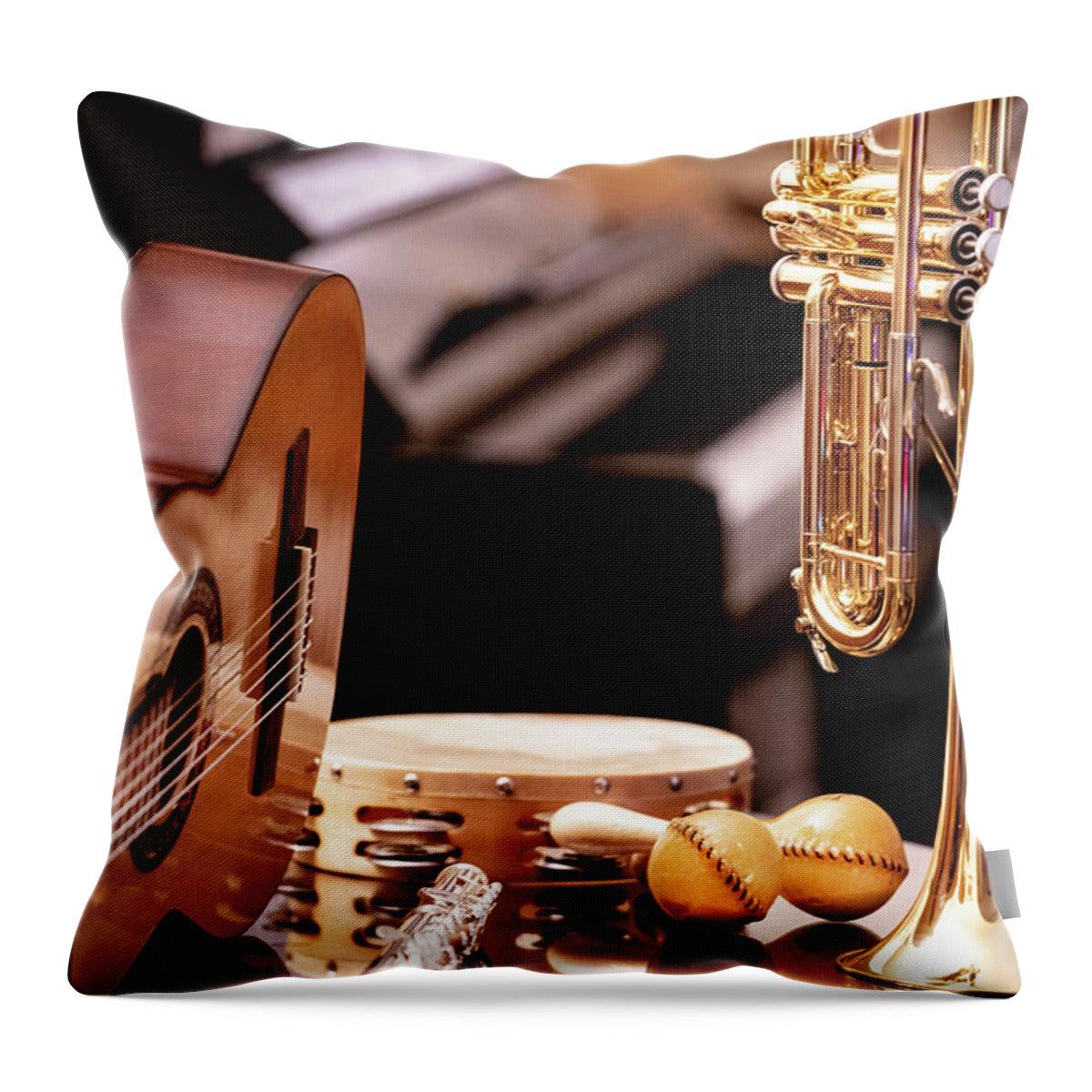 Jam Session - Throw Pillow